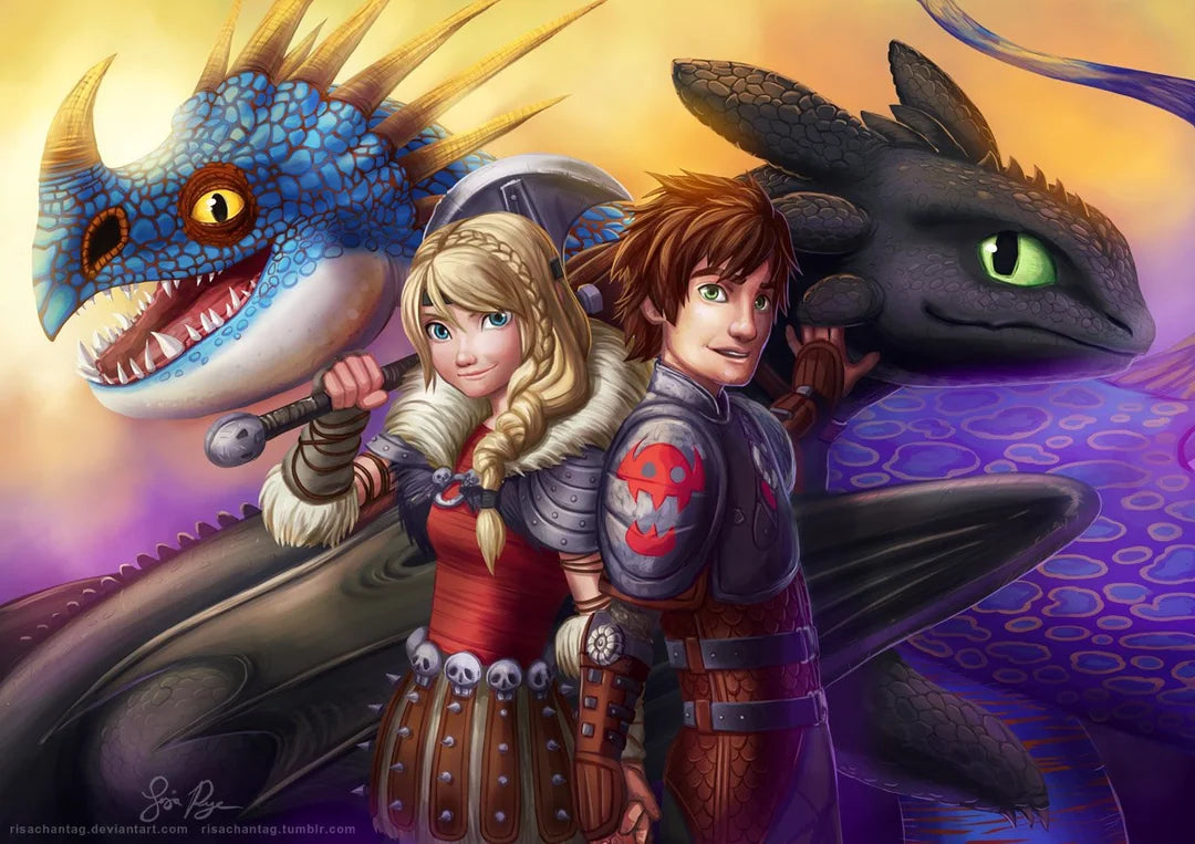 Stormfly and Toothless
